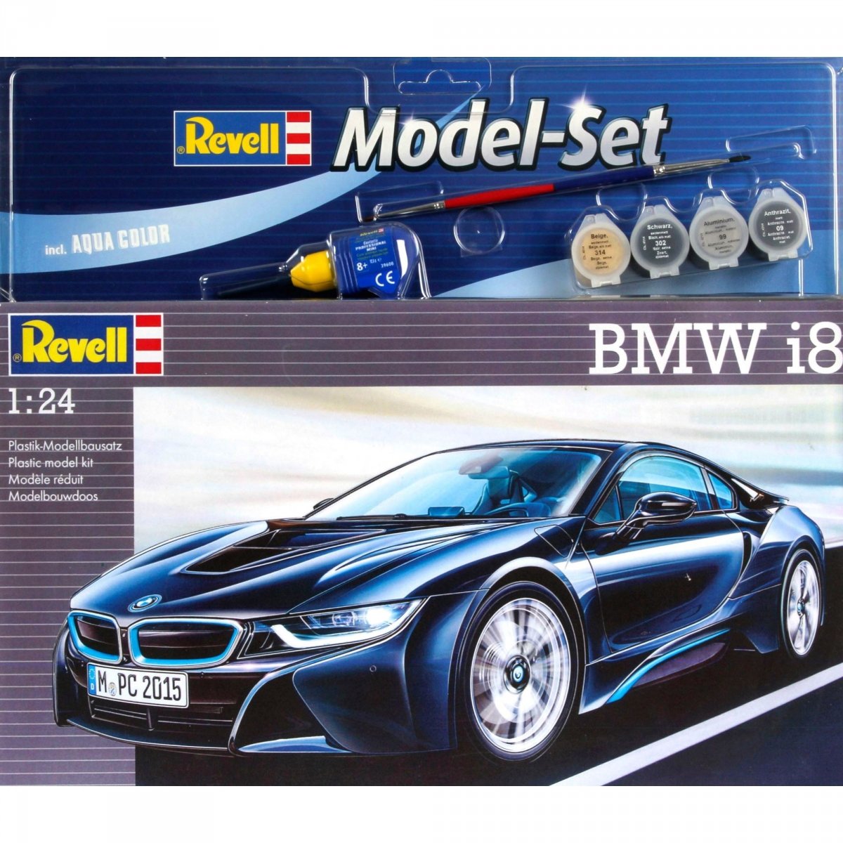 Revell 67008 BMW i8 Zestaw modelarski 1/24