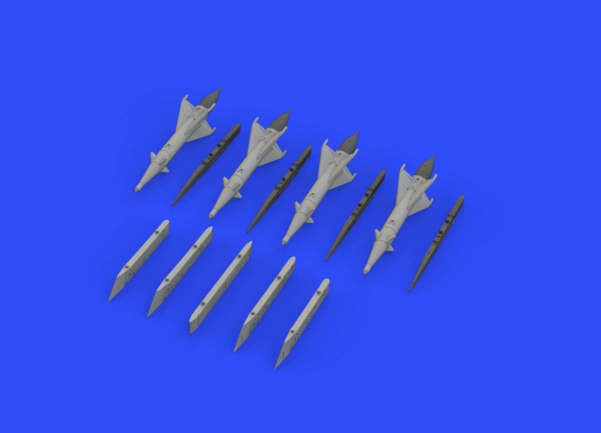 Eduard 672192 RS-2US missiles w/ pylons for MiG-21 EDUARD 1/72 – imagen 2
