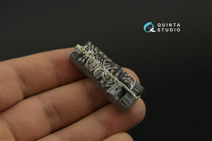 Quinta Studio QD35117 AH-64D Extended forward avionics bays 3D-Printed &amp;amp; coloured Interior on decal paper (Meng) 1/35 – imagen 11