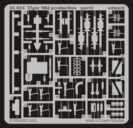 Eduard 35624 Tiger I Mid. Production 1/35 Tamiya – Bild 3