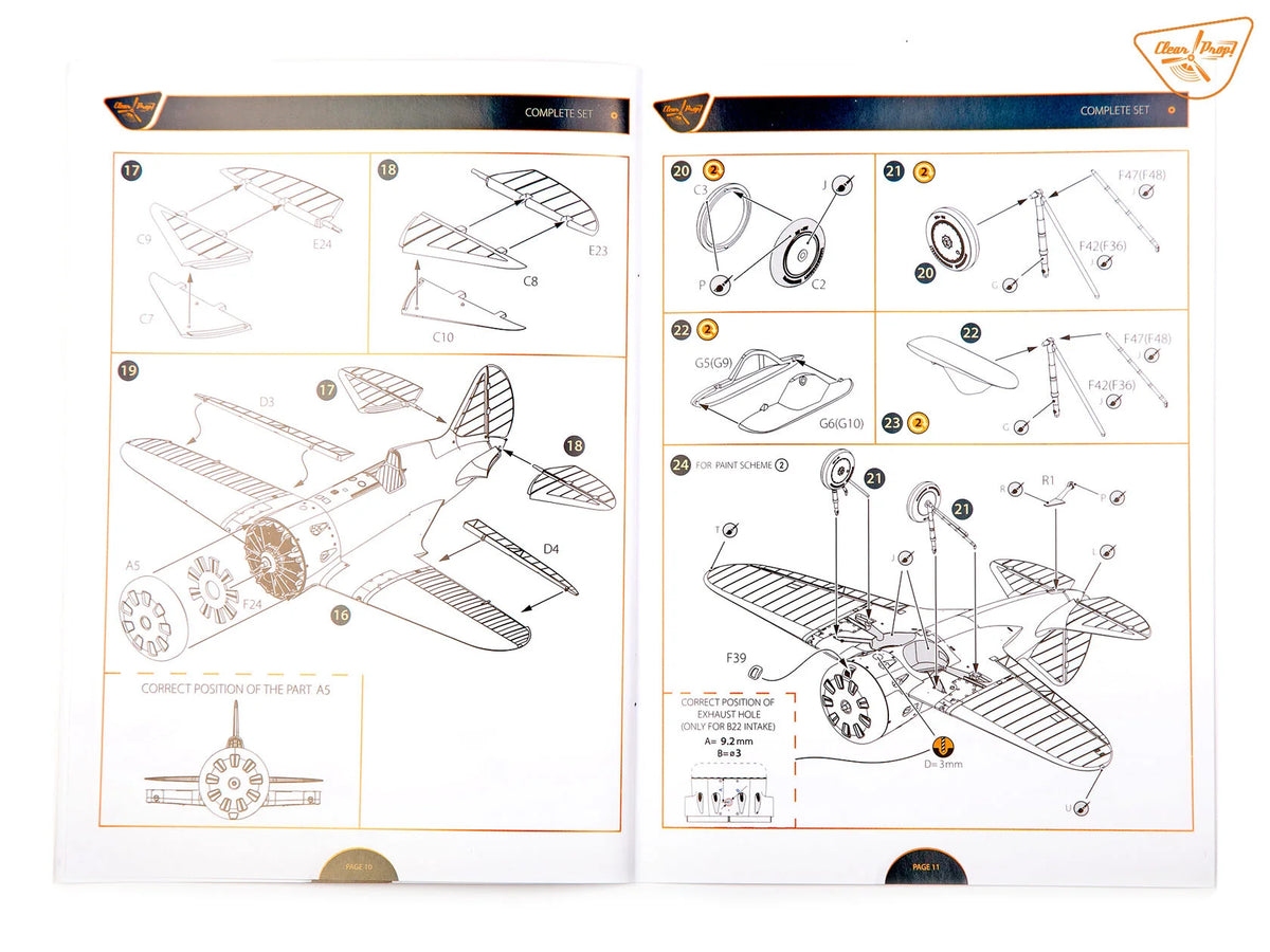 Clear Prop! CP4820 I-16 Type 5 In Finnish Service 1/48 – immagine 14