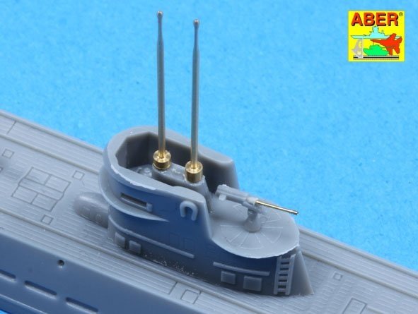 Aber 350L-70 Zestaw luf i peryskopów do typ IX 1/350 – immagine 5