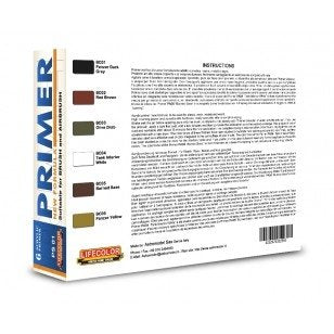 Lifecolor PS01 Acrylic Set with 6 colored Primer – imagen 2