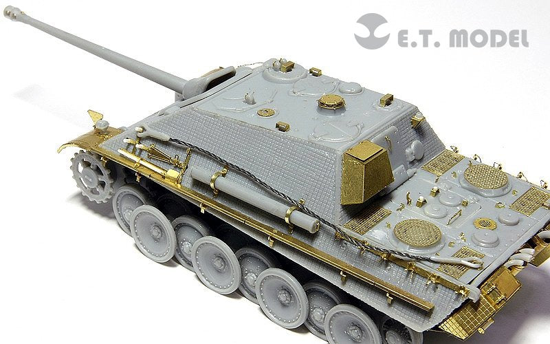 E.T. Model E72-011 WWII German Jagdpanther Early Production For DRAGON Kit 1/72 – imagen 4