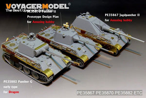 Voyager Model PE35870 WWII German Panther II Prototype Design Plan basic for AMUSING HOBBY 1/35 – zdjęcie 9