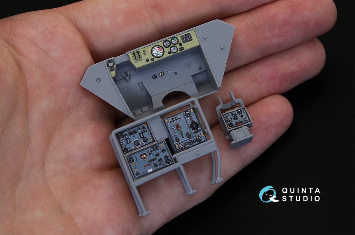 Quinta Studio QD35011 KFZ 251 Ausf.A 3D-Printed &amp;amp; coloured Interior on decal paper (for ICM kits) 1/35 – Bild 6