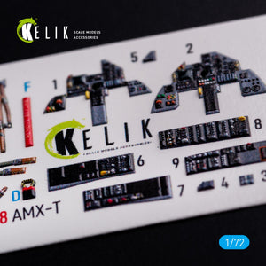 KELIK K72088 AMX-T interior 3D decals for Italeri kit 1/72 – imagen 6