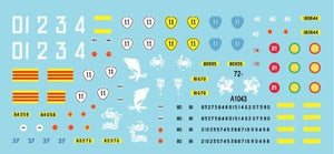 Star Decals 72-A1043 Vietnam 2. M113A1, M113 w recoilless gun, M132 Zippo, M548 ammo carrier, M577 1/72 – imagen 3