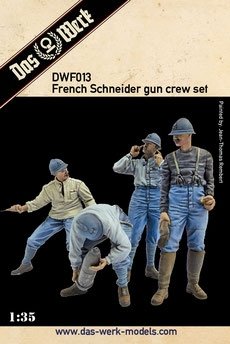 Das Werk DWF013 Équipage de canon français Schneider de 155 mm 1/35