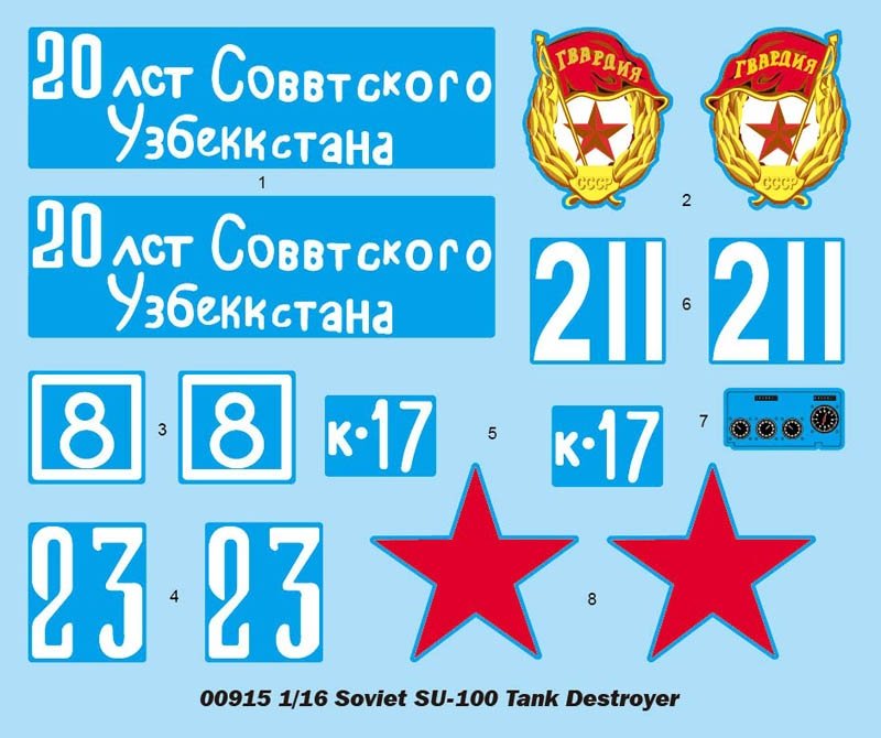 Trumpeter 00915 SU-100 SPG 1/16 – imagen 18
