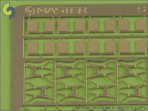Master SM-350-050 Oerlikon 20mm USN type - complete three dimensional gun, turned and etched elements (20pcs) – Bild 3