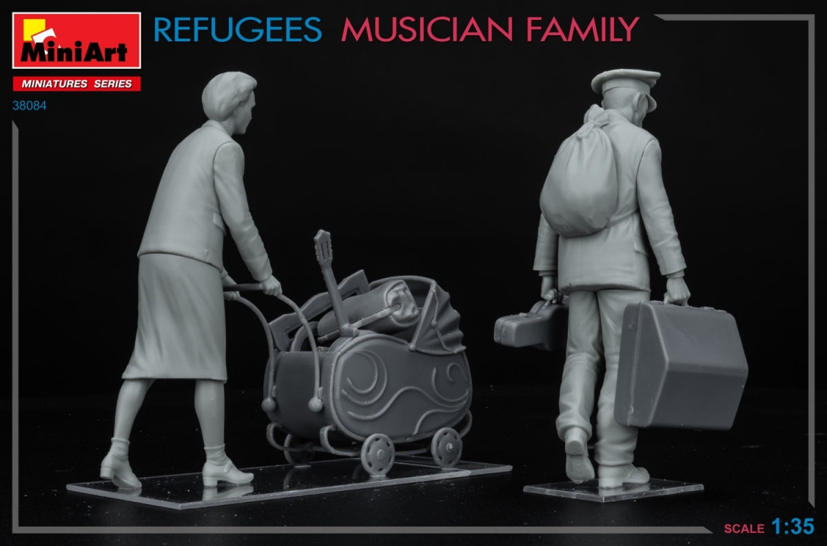 MiniArt 38084 REFUGEES. MUSICIAN FAMILY 1/35 – zdjęcie 4