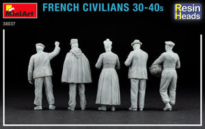 Miniart 38037 Civils français années 30-40 (têtes en résine) 1/35  – image 5