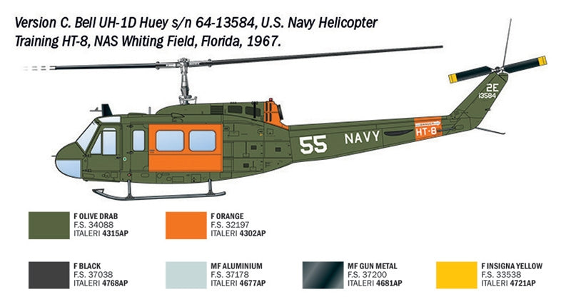Italeri 2845 AB-205 / UH-1D "SAR" 1/48