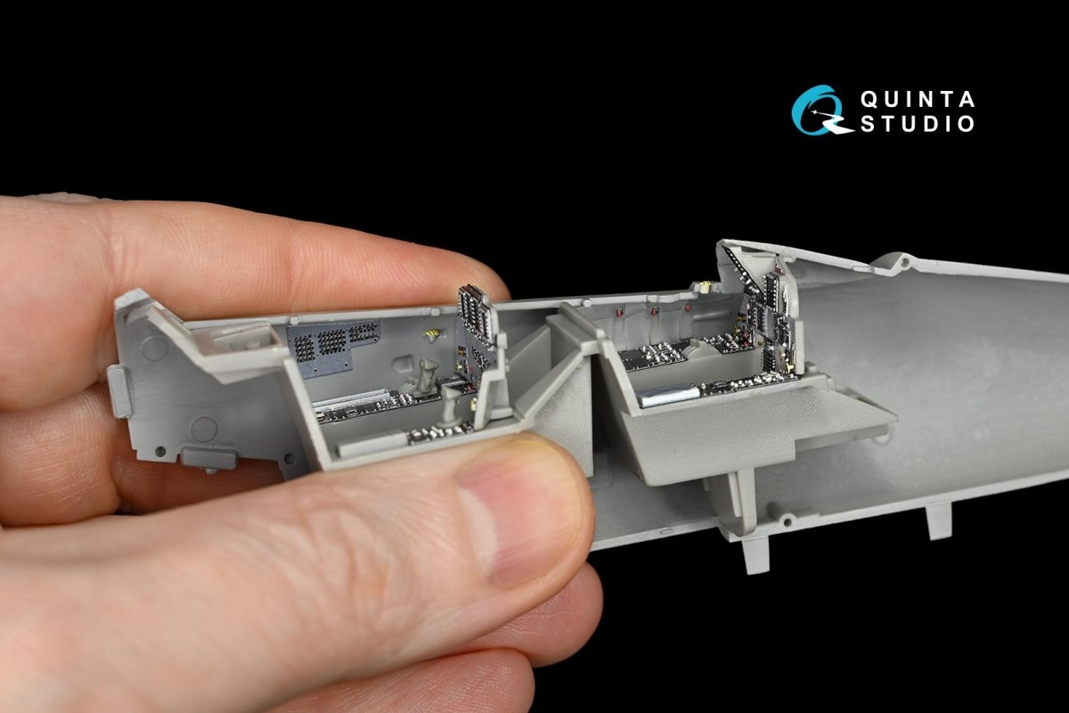 Quinta Studio QD48052 F-15E 3D-Printed &amp;amp; coloured Interior on decal paper (for Revell kit) 1/48 – immagine 12