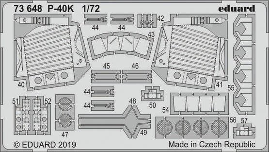 Eduard 73648 P-40K 1/72 SPECIAL HOBBY – immagine 2