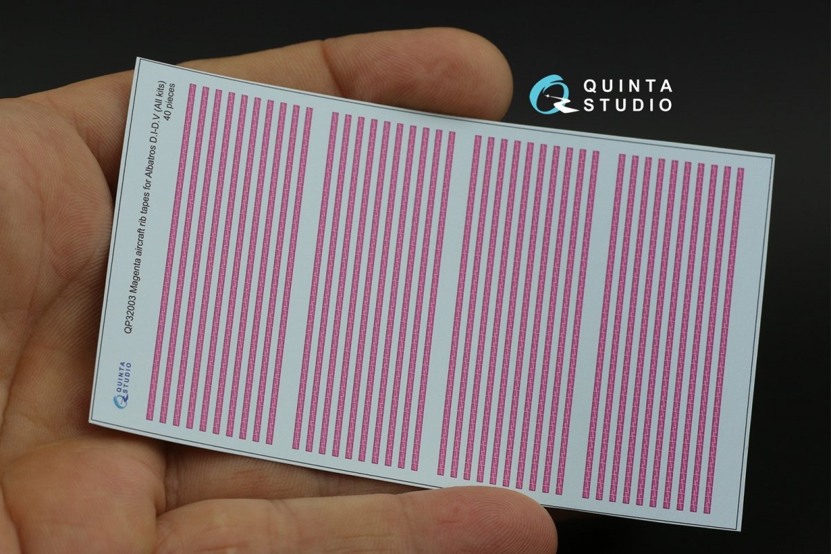 Quinta Studio QP32003 Magenta rib tapes Albatros D.I-D.V (All kits) 1/32 – Bild 9