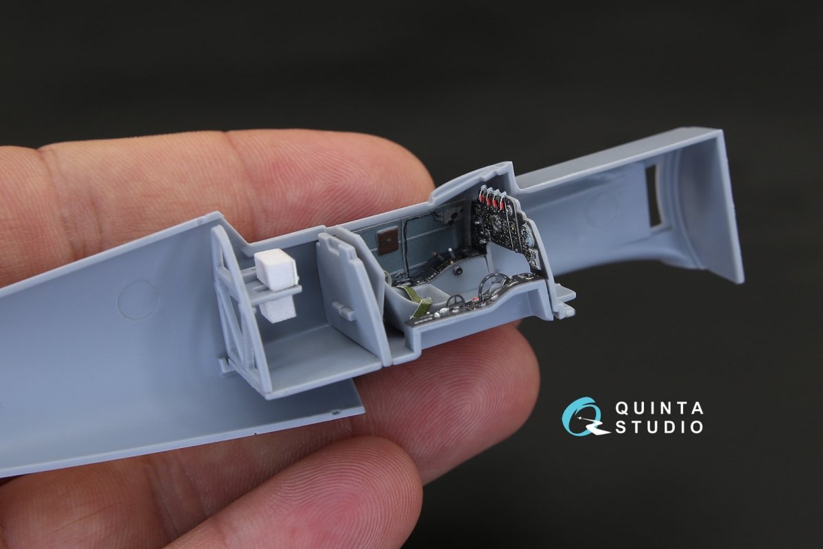 Quinta Studio QD48023 La-9 3D-Printed &amp;amp; coloured Interior on decal paper (for ARK kit) 1/48 – imagen 4