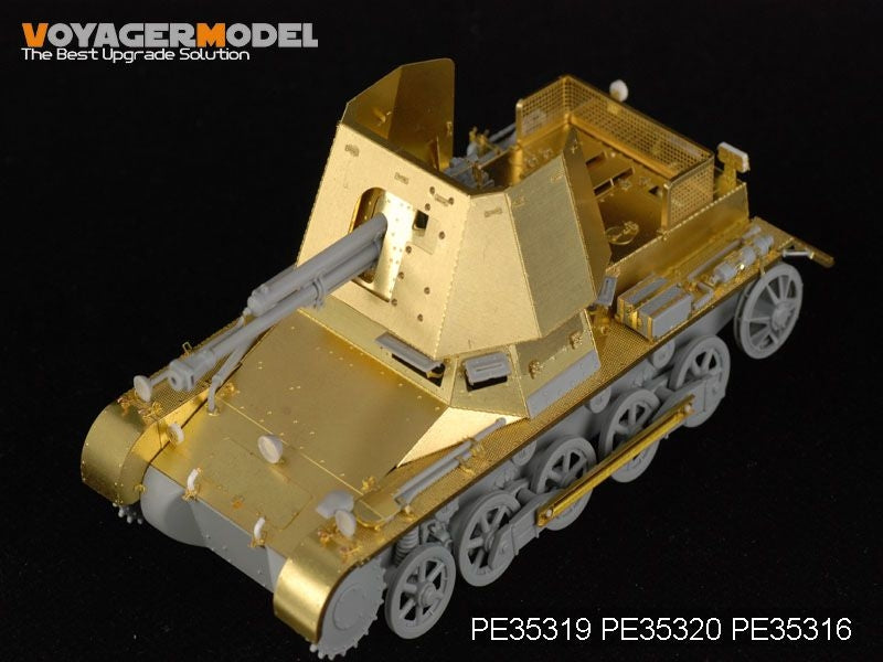 Voyager Model PE35320 WWII German 47mm PaK(t) Panzerjager I Upper Hull For DRAGON 6230 1/35 – imagen 2