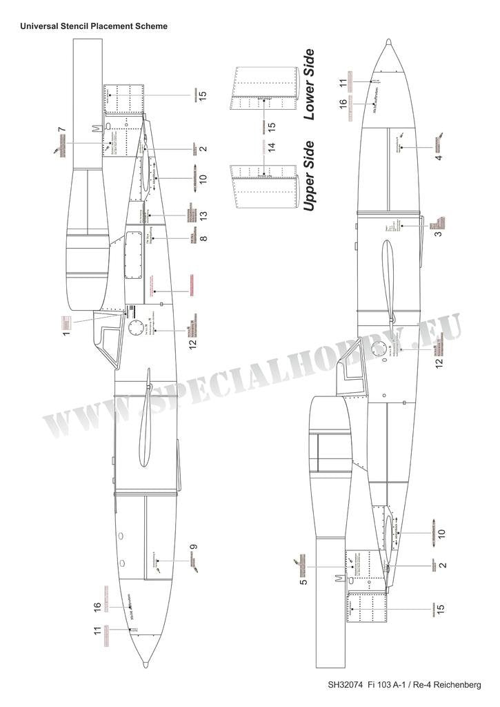 Special Hobby 32074 Fieseler Fi 103R / V-1 Reichenberg 1/32 – imagen 3