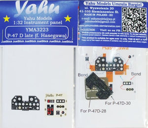 Yahu YMA3223 P-47 tardif (Hasegawa, Eduard) 1/32