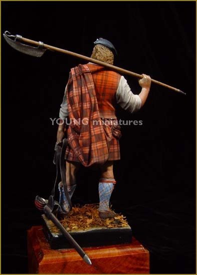 Young Miniatures YH9004 Highland Clansman 1746 90mm – imagen 5
