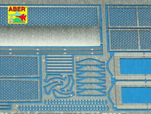 Aber 35G16 Grilles for russian tank KV-1 and KV-2 1/35 – immagine 3