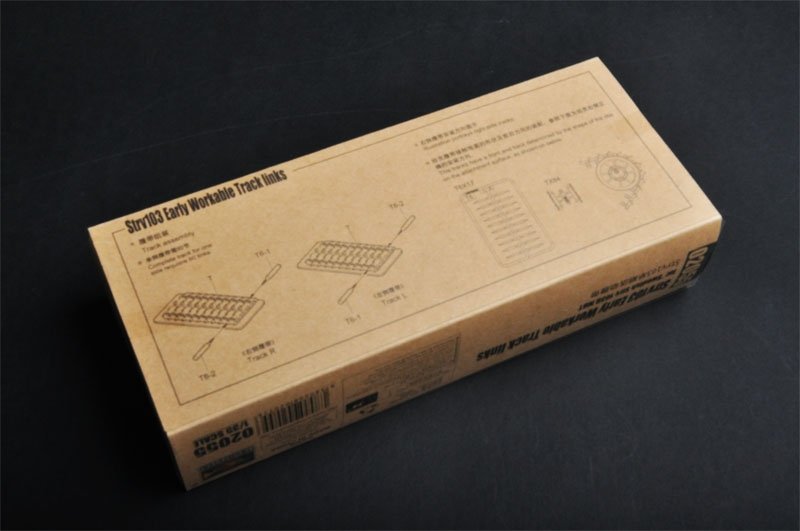 Trumpeter 02055 Strv103 early Workable Track links 1/35 – immagine 3
