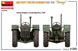 Mini Art 38098 Land Utility Tractor Standard N “Orange” Mod. 1939 1/35