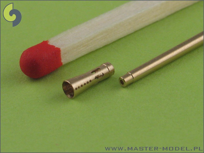 Master SM-35-003 Schnellboot Typ S-100 armament gun barrels - Flak M42 3,7cm (1pcs) and Flak 38 20mm (3pcs) – immagine 2