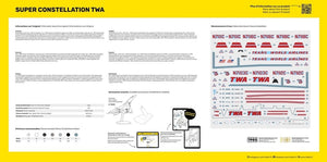 Heller 58391 Super Constellation TWA - Starter Kit 1/72 – zdjęcie 4