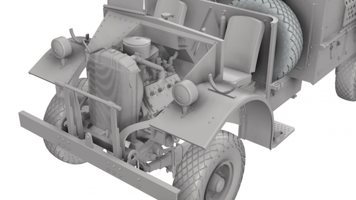 Thunder Model 35310 LRDG F30 Patrol Truck with Offset Rear Bed 1/35 – image 4