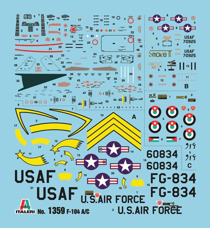 Italeri 1359 F-104 A/C STARFIGHTER 1/72 – image 3