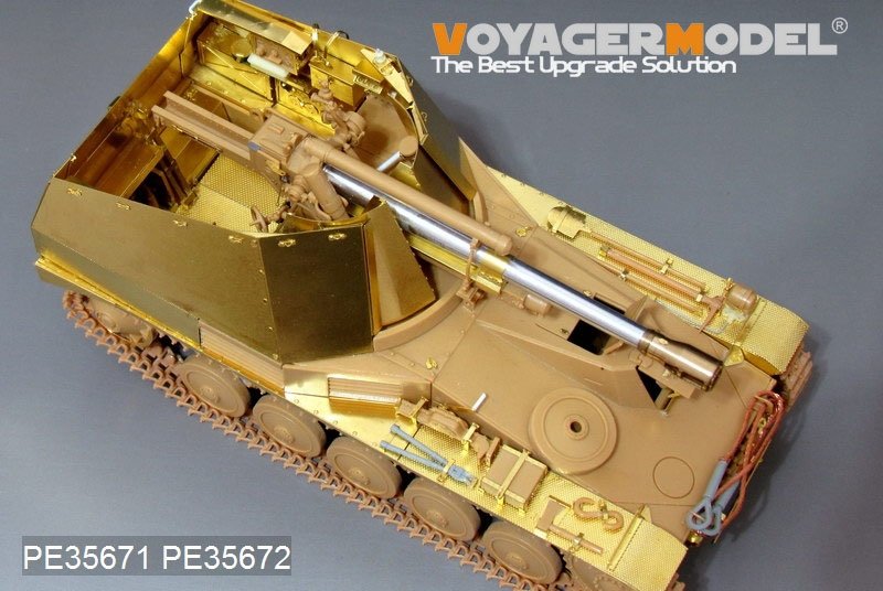 Voyager Model PE35672 WWII German self-propelled howitzer Wespe Fenders and Amour Plate (For TAMIYA 35200) 1/35 – imagen 2