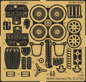 Special Hobby 48183 IMAM (Romeo) Ro.37 A30 engine 1/48 – Bild 4