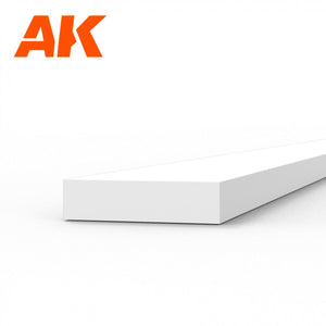 AK Interactive AK6522 STRIPS 1.00 X 4.00 X 350MM – STYRENE STRIP – (10 UNITS) – imagen 2