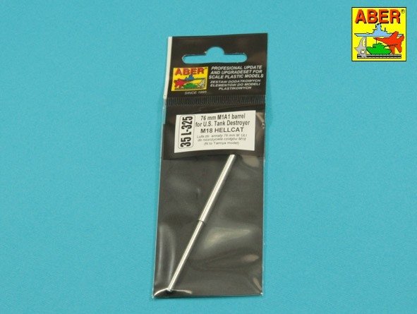 Canon Aber 35L-325 de 76 mm pour fusil d&amp;#39;assaut M18 Helcat, échelle 1/35