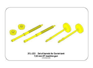 Aber 35L-223 Jeu de 2 canons pour pistolet radar DT 1/35 – image 2