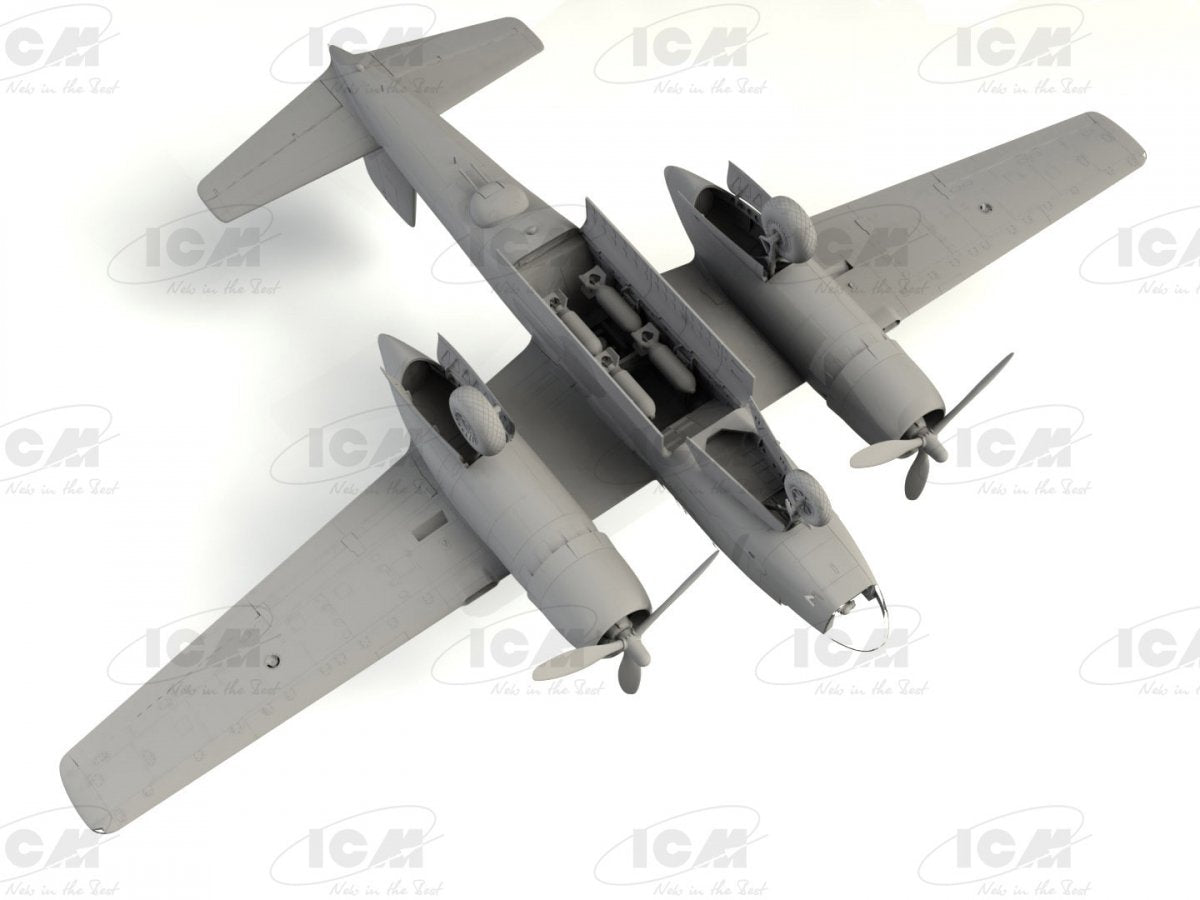 ICM 48288 A-26C-15 Invader avec pilotes et personnel au sol 1/48 – image 5
