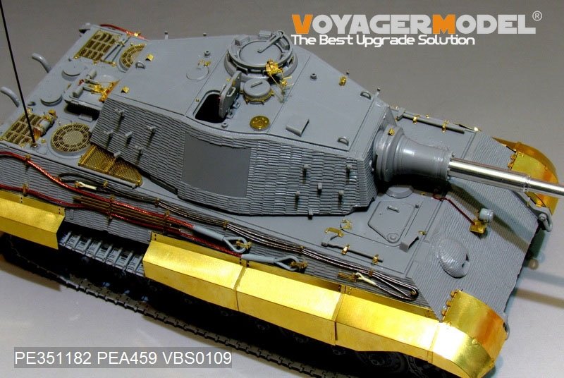 Voyager Model PE351182 WWII German King Tiger (Hensehel Turret)（For DRAGON/ZVEZDA kit） 1/35 – imagen 12