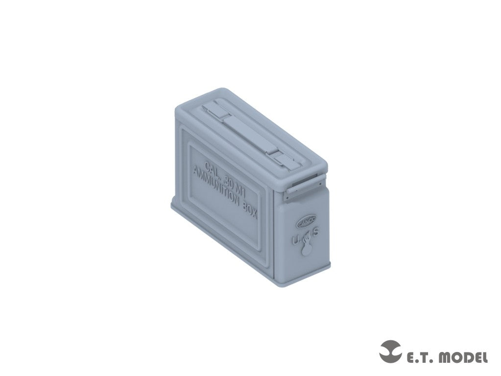 E.T. Model P35-292 WWII U.S.Army M1919 Machine Gun Ammo Box Type.2 1/35 – imagen 3