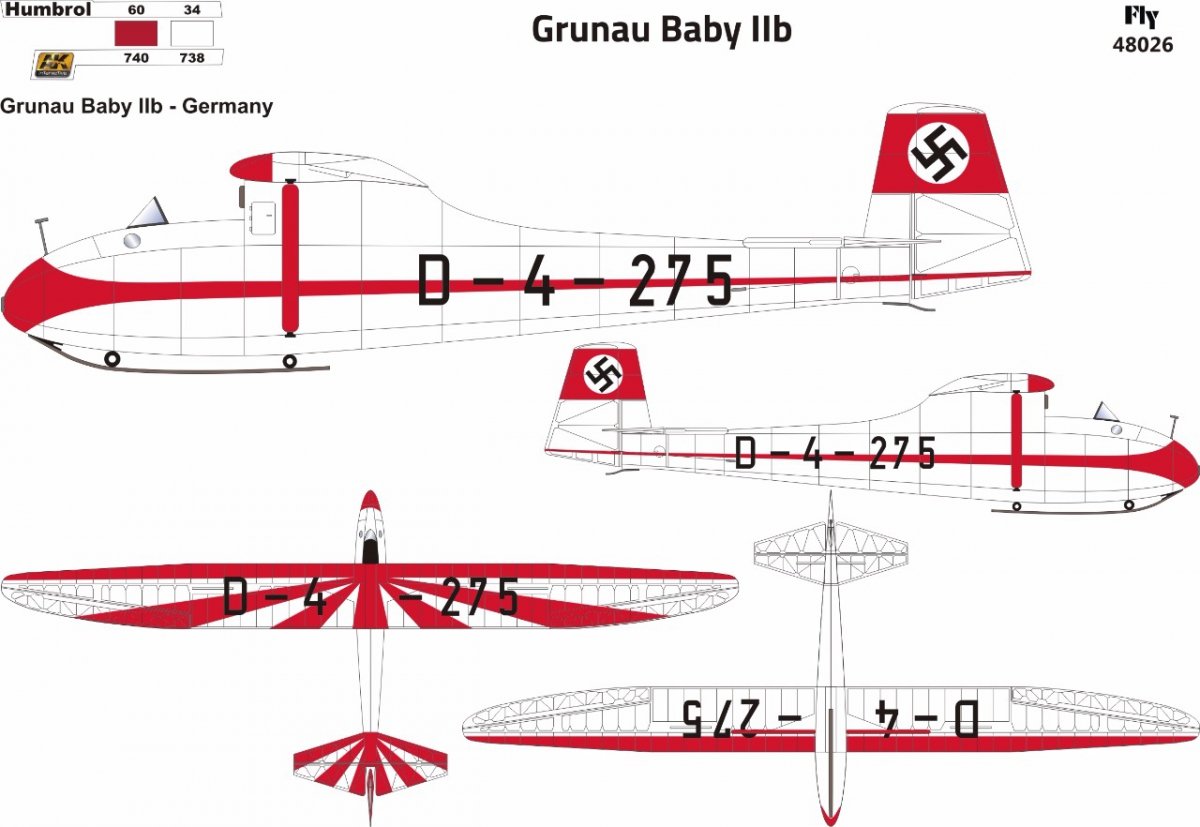 Fly 48026 Grunau Baby IIB Germany vol. 2 1/48 – immagine 3