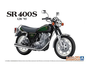 Aoshima 06566 Yamaha 1JR SR400S Limited Edition &amp;#39;95 with Custom Parts 1/12