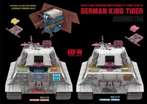 Rye Field Model 5138 German King Tiger Pz.Kpfw. VI Ausf. B Ardennes 1944 Upgrade Version 1/35 – imagen 6