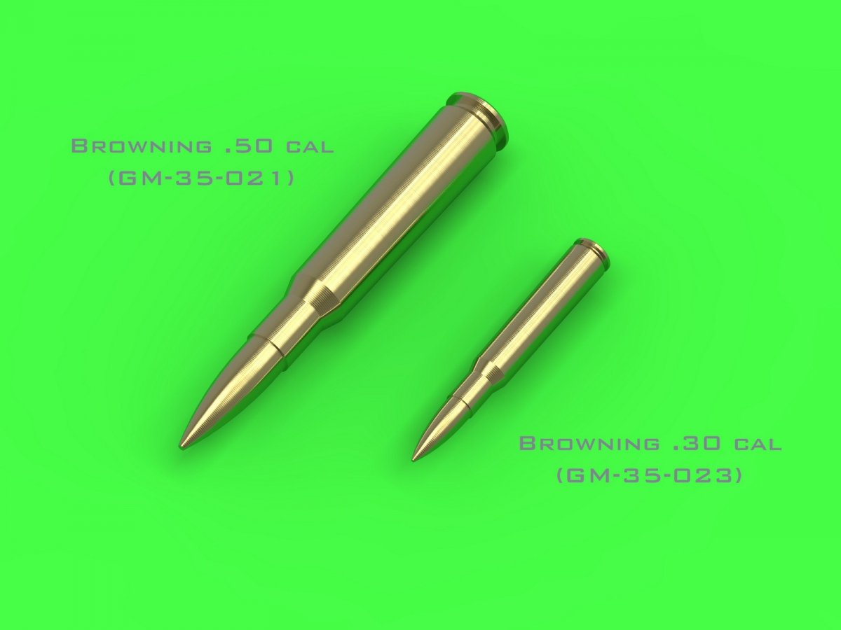 Master GM-35-023 M1919 Browning .30 caliber (7,62mm) - naboje (25sztuk) 1/35 – Bild 2
