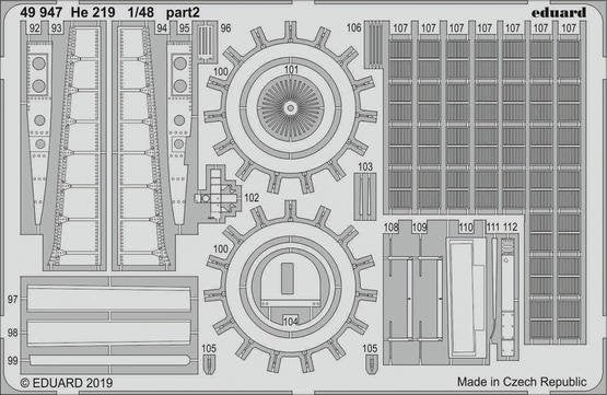 Eduard 49947 He 219 1/48 TAMIYA – Bild 2