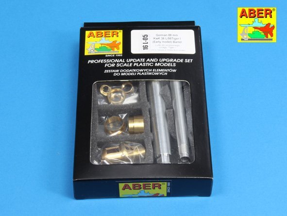 Aber 16L-05 Lufa 88 mm KwK 36 L/56 do czołgu Tiger I z wczesnej produkcji / German 88 mm KwK 36 L/56 Tiger I Early Barrel 1/16 – immagine 10