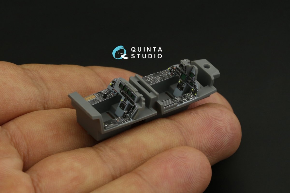 Quinta Studio QD72039 F-15E 3D-Printed &amp;amp; coloured Interior on decal paper (Academy) 1/72 – imagen 5