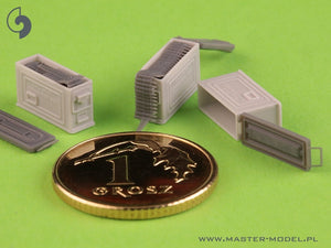 Master GM-35-090 Skrzynki amunicyjne M1 do karabinu Browning M1919 .30cal (7,62mm) (6 szt.) - OTWARTE 1/35 – Bild 2