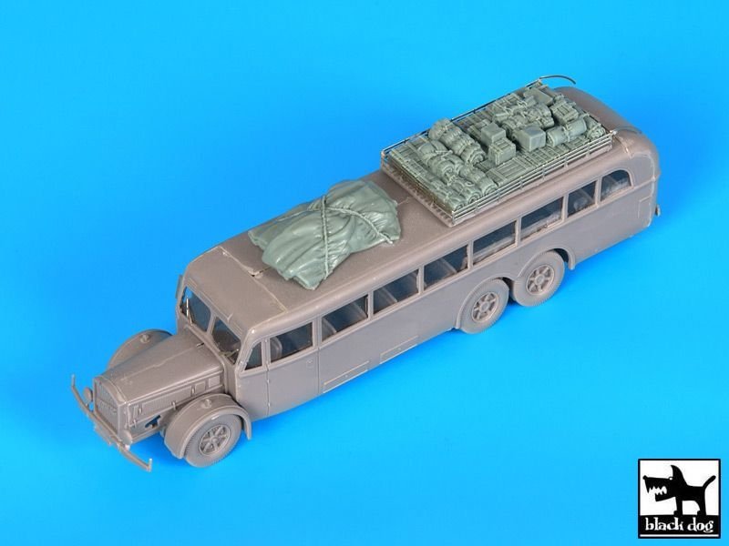 Ensemble d'accessoires Black Dog T72106 Voman Omnibus 7 ou 660 pour Roden 1/72